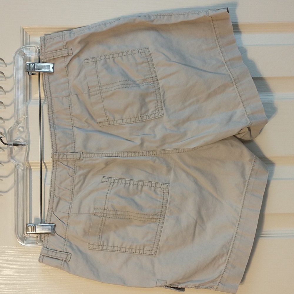 French Cuff Cotton Shorts - Picture 2 of 3